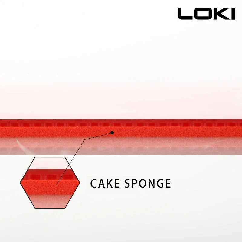 Original loki rxton 1 tênis de mesa borracha RXTON-1 allround rotação controle ping pong esponja borracha de ping pong com elástico poderoso