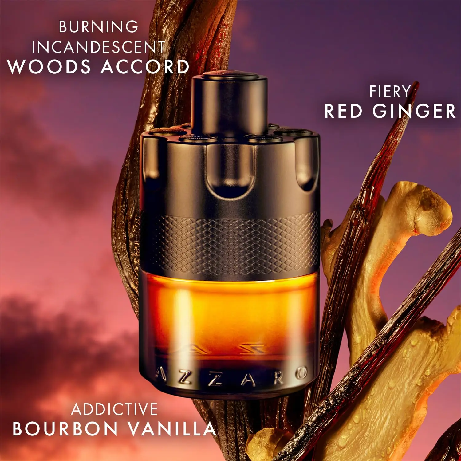 Azzaro The Most Wanted Parfum 100ml/3.4fl.oz - Intense Warm Woody Perfume for Men - Signature Scent for Date & Party - 1 Bottle