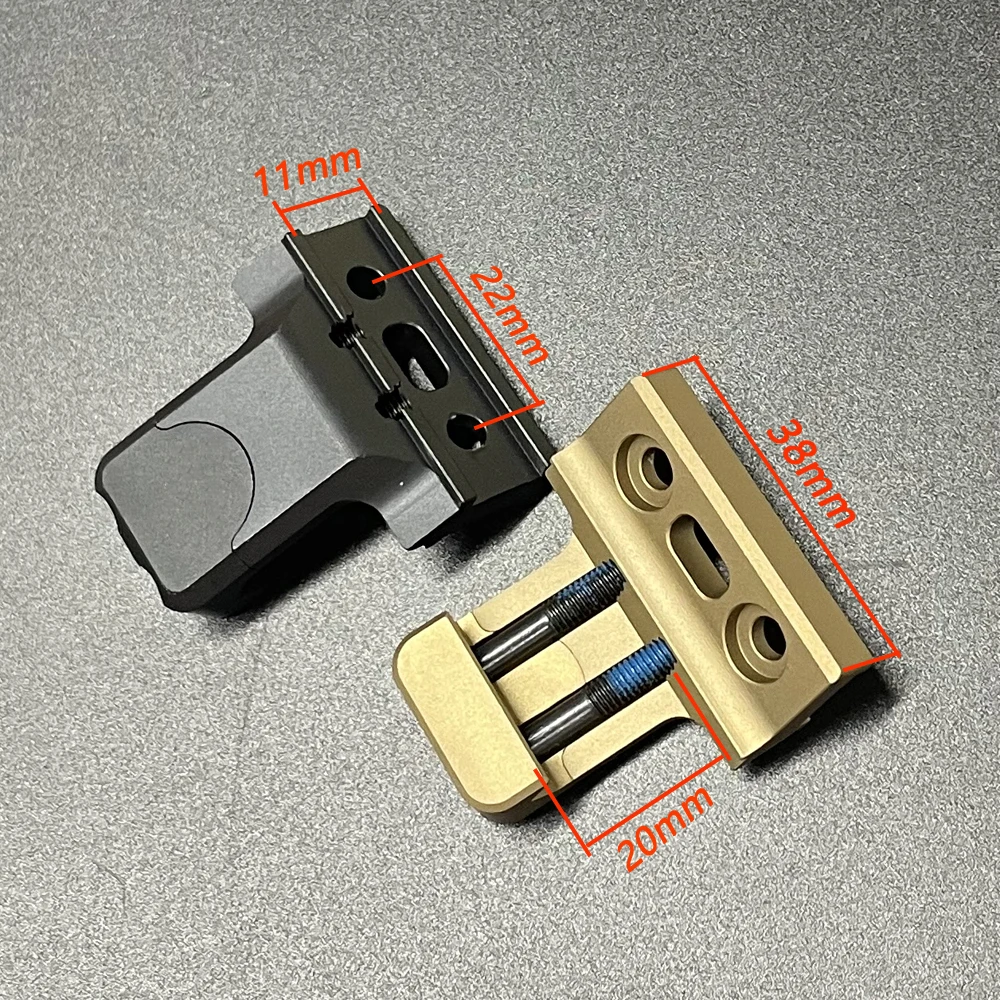 Montaje Offset VG 6 adaptable, riel Picatinny de 20mm, 45 Dgree, ángulo de Riel lateral de 11mm para luces SF Scout, accesorios de caza