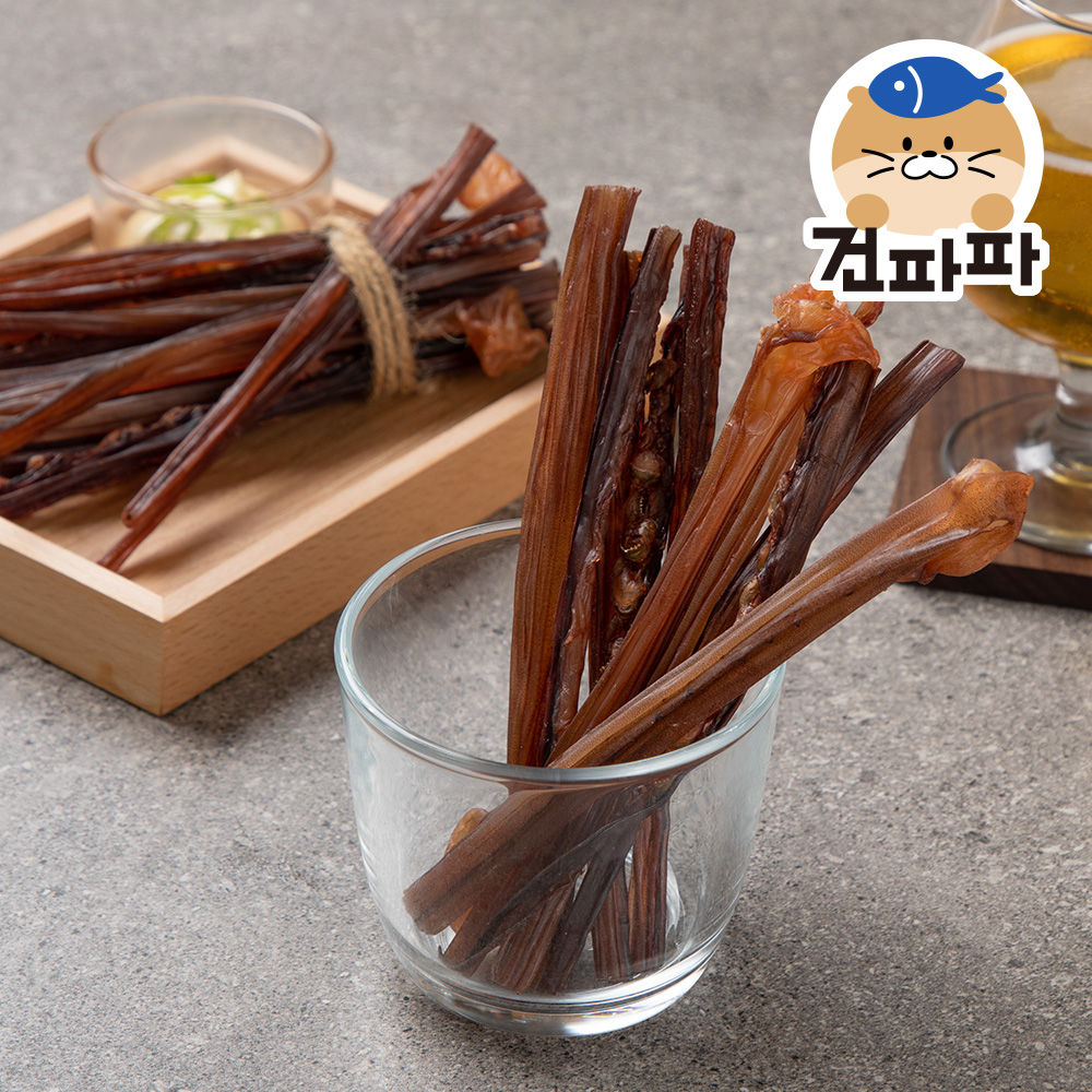 파파 맛있는 건어물 간식 주전부리 말랑말랑 컷팅 오징어 장족 100g+100g
