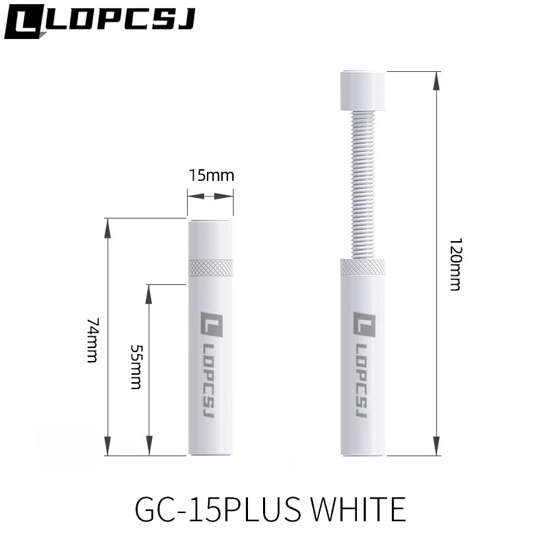 LDPCSJ GC-15 держатель для карт, белый вертикальный вращающийся Выдвижной кронштейн из алюминиевого сплава для настольного ПК, графического процессора