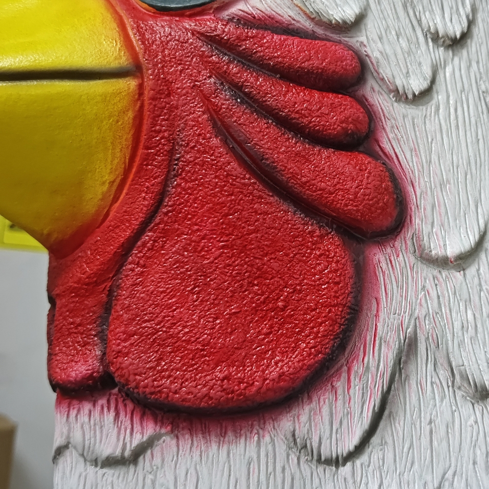 Latex Cartoon Hahn Kopf Abdeckung Halloween Huhn Kostüm Maske Miami Cosplay Deluxe Hahn Maske Tier Karneval Party Requisiten