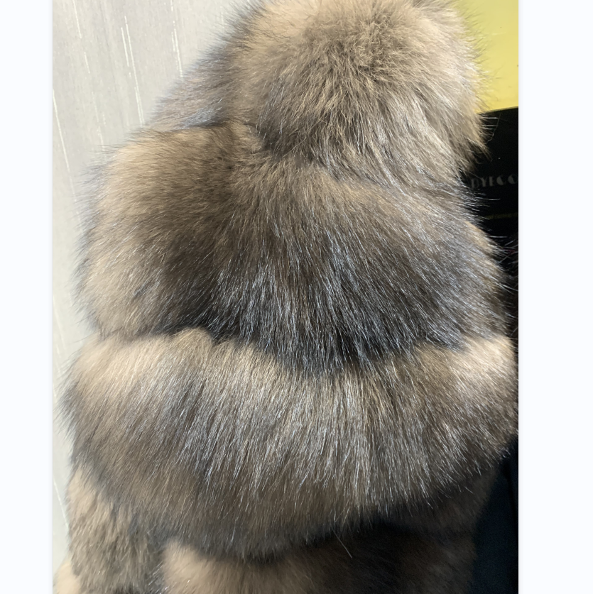 Echter Fuchspelzmantel für Damen, abnehmbare Transform-Jacke, abnehmbare Weste, dicke warme Jacke, solides Fell, Luxusmode
