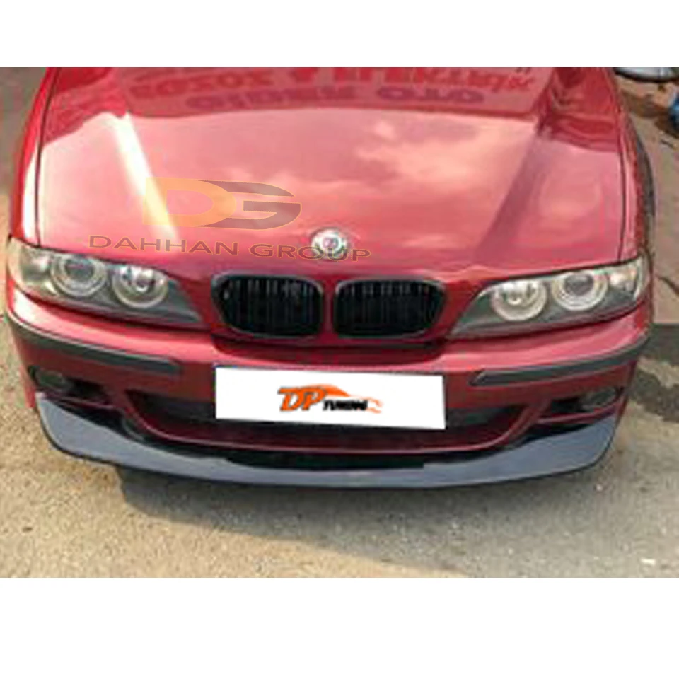 B.M.W E39 M5 1995 - 2003 CSLสไตล์กันชนหน้ากันชนลิปSplitterสปอยเลอร์ปีกขยายเปียโนกลอสพลาสติกสีดําM5 JDMชุดสําหรับE39