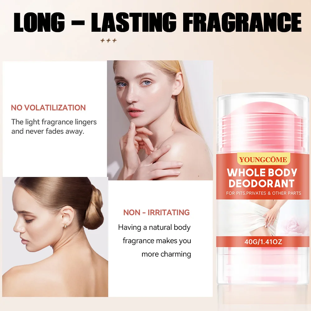 Full body deodorant Deodorant Stick Anti Sweating Keep Drying Lasting Fragrance Remove Armpit Odor Underarm Refresh Sticks new