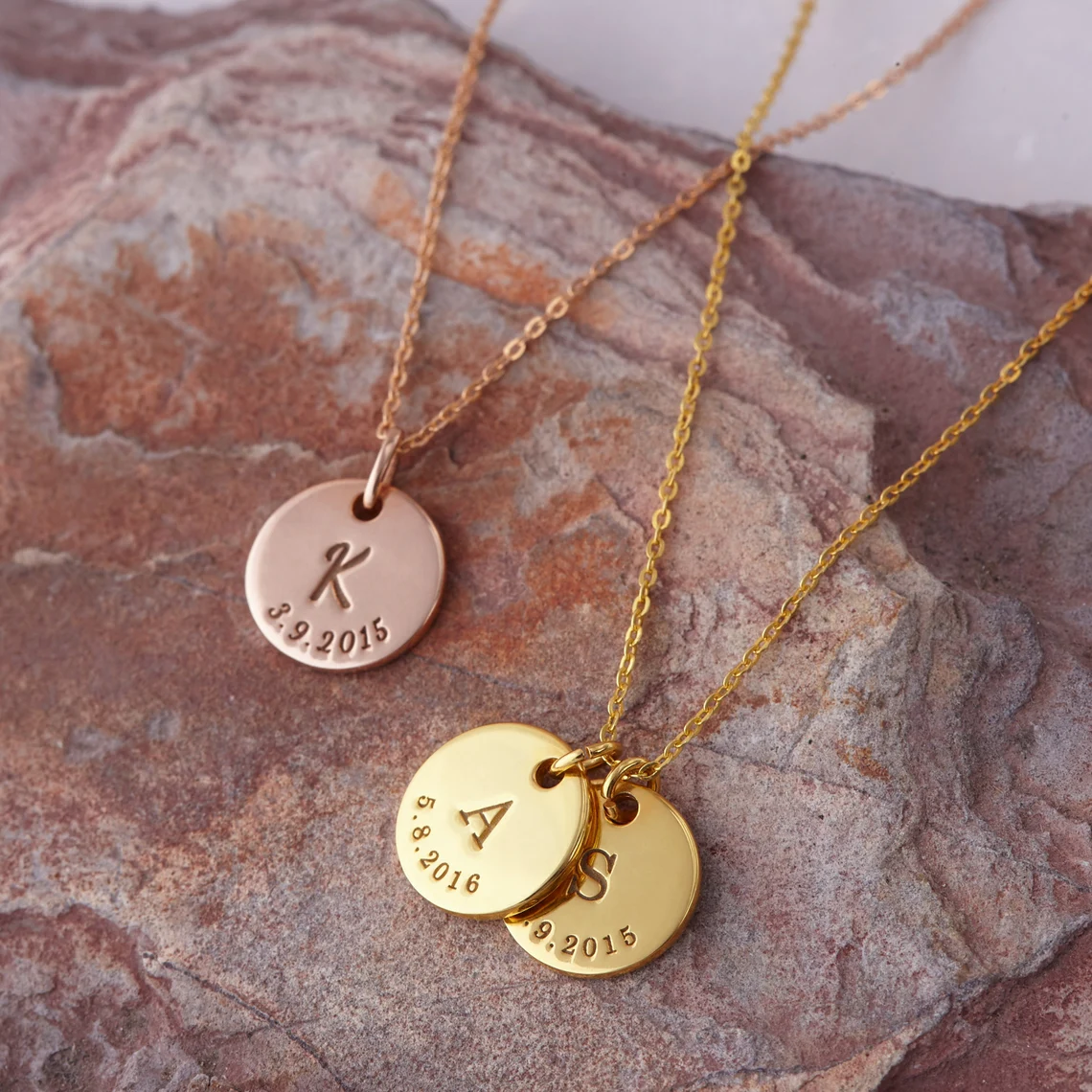 Personalisierte Kinder-Initialen-Halskette, silberne Mama-Halskette, Kinder-Initialen-Halskette für Mama, Schmuck, Muttertagsgeschenk