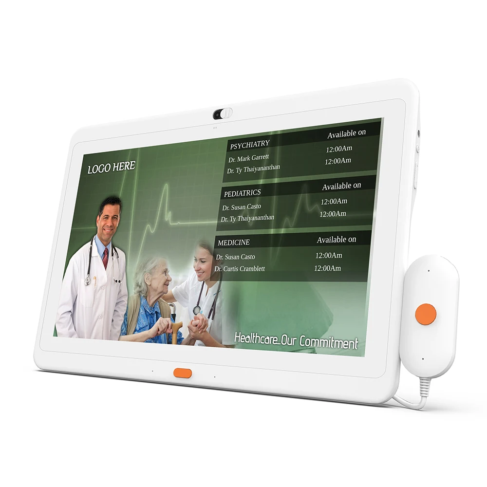 10.1" Android Healthcare Tablet – Secure, Smart & PoE-Enabled (Privacy camera, SOS, echo cancellation, VESA for mounted)