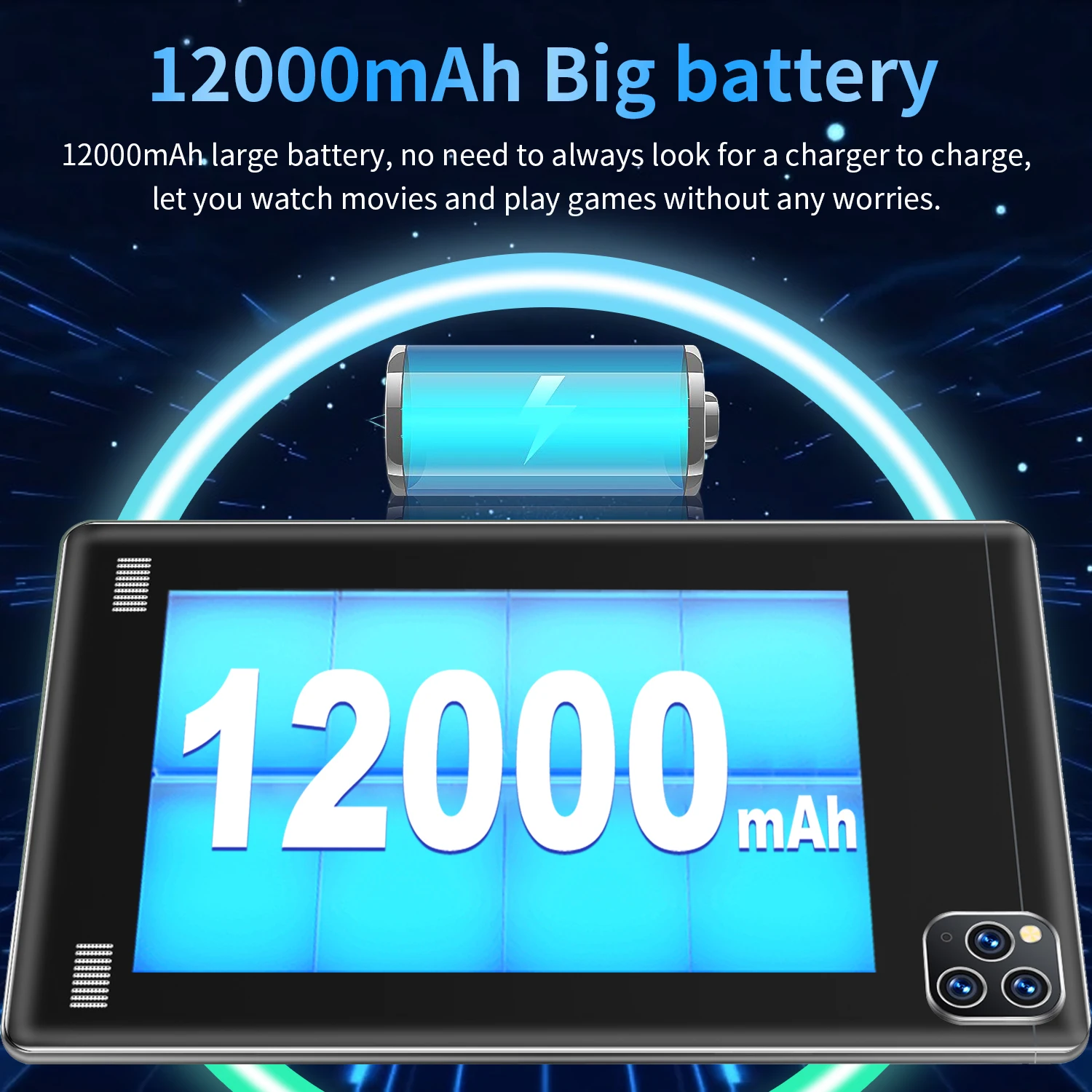 5G 2025 New Global Version 11.6inch tablet android 16GB+1TB ROM 16+32MP 12000mAh  Android 13.0 Dual SIM GPS Bluetooth WIFI Pad