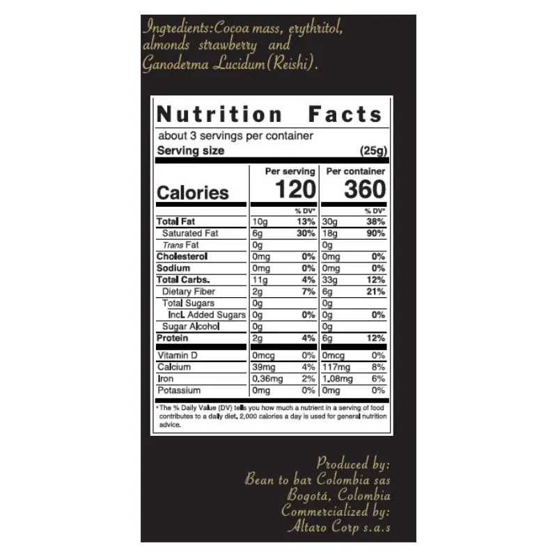 ( 5 Packs) Kaffeto Dark Chocolate Bar with Almonds & Strawberries 2,82 oz (Pack of 5)
