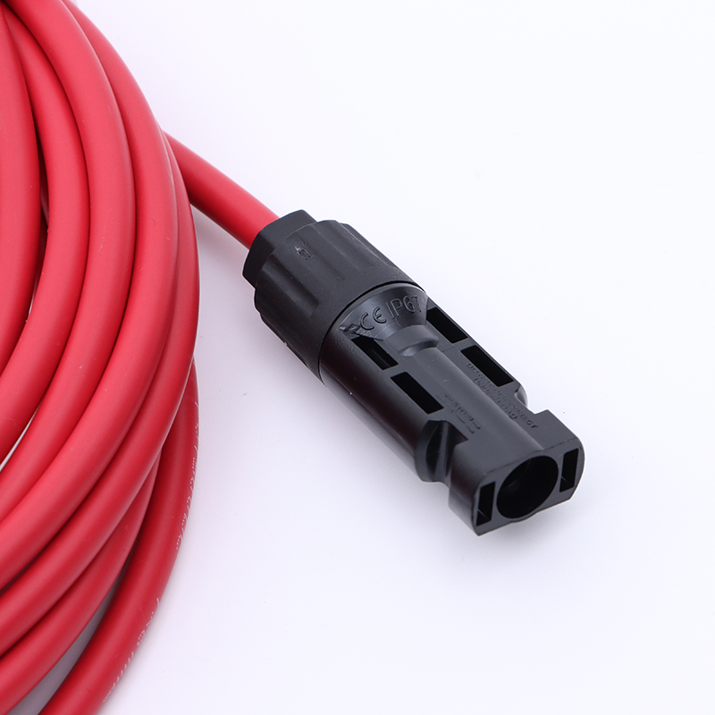 Doppelendiges Solar-Verlängerungskabel mit Stecker, 1–10 Meter, 4 mm2/6 mm2, 1000 V/1500 V, PV-DC-Anschluss, Solarkabel, Photovoltaik-Draht