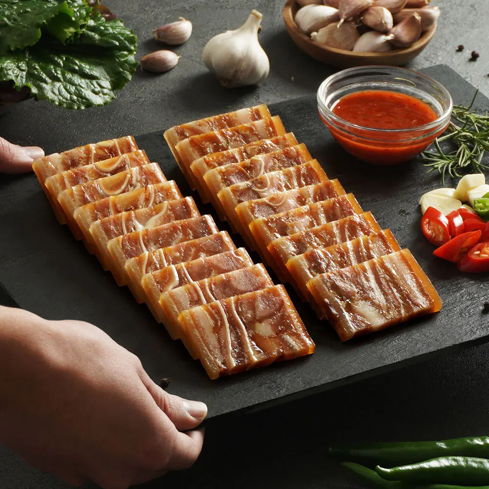 맛의고수 국산 돼지머릿고기 슬라이스 편육 500g+500g