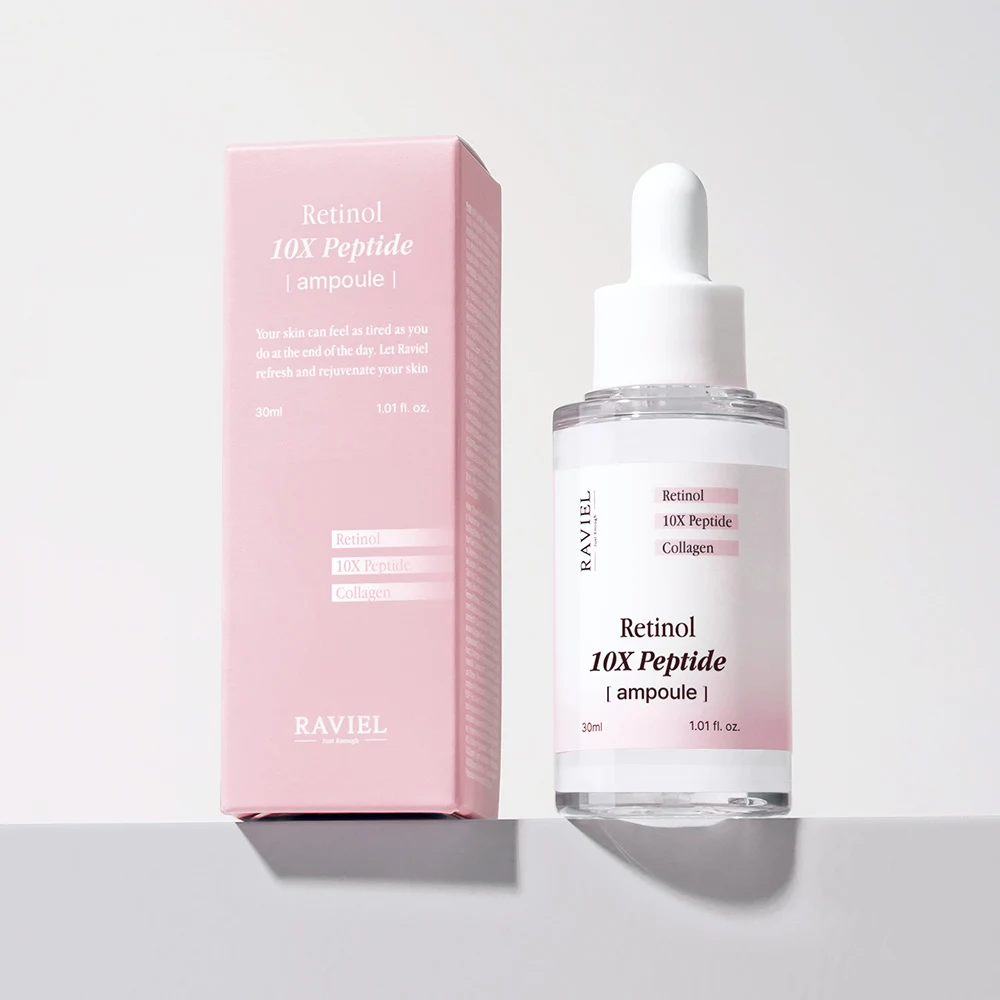 라비엘 스킨부스터 깐달걀 모공탄력 앰플 레티놀 10X 펩타이드 앰플 30ml ,모공,각질 피지관리 콜라겐 앰플