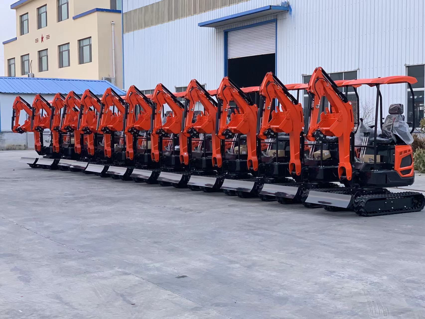 Customized 1.8 Ton Micro Mini Excavator Digger Home Use 3 Ton Bagger Small Crawler Excavator for Sale