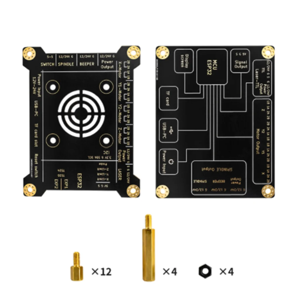 MKS DLC32 v2 32bits GRBL controlador Wifi sin conexión TS35-R pantalla LCD CNC3018 MAX PRO kits de actualización para máquina de grabado láser CNC