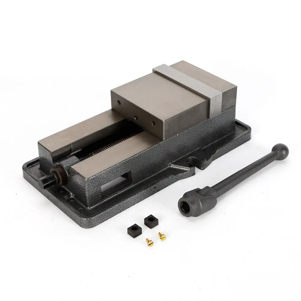6 Inch Lock Down Vise, Adjustable High Precision Milling Vice, Milling Drilling Machine Bench Clamp