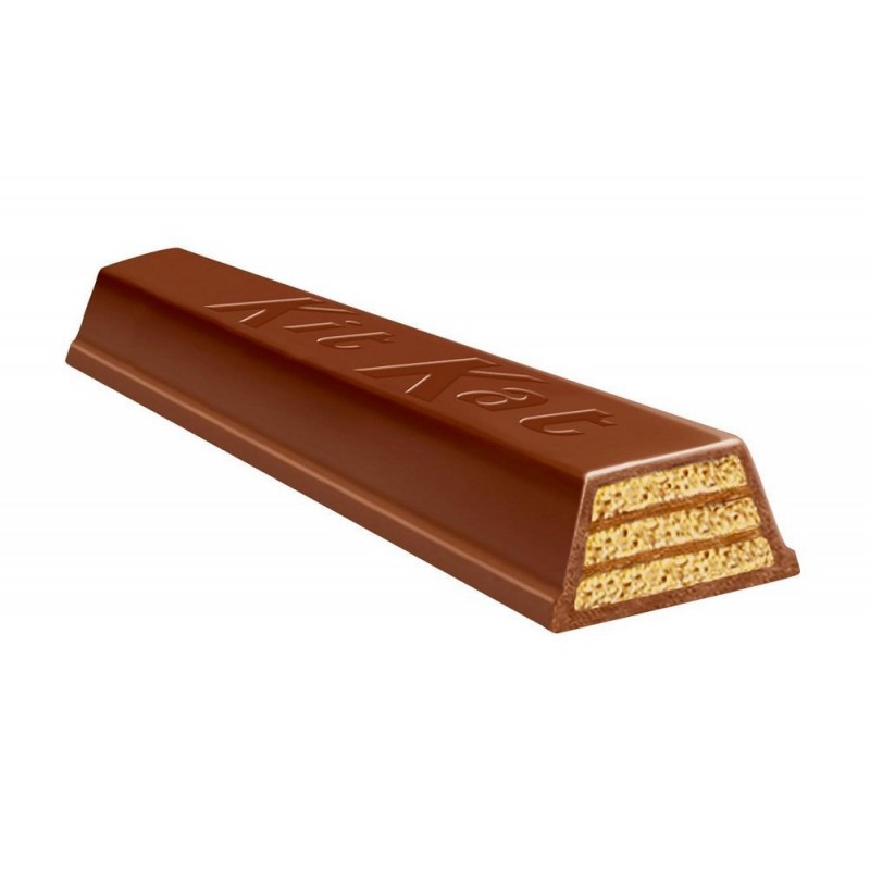 Kit Kat Chocolate ao Leite, Caixa de 36 Barras, Biscoito Crocante, Revestido com Chocolate ao Leite Nestlé, Cada Barra tem um Peso de 54,5 gramas