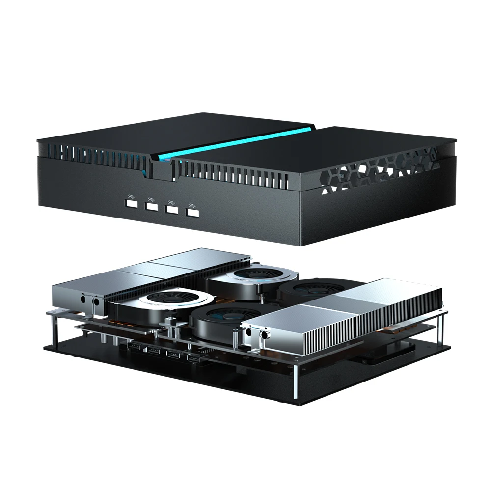 Super oferta 14 Gen Mini komputer i9 14900F i7 14700F NVIDIA RTX 4070 12G 4060Ti 2 xddr5 Liunx komputer do gier komputer stacjonarny WiFi6