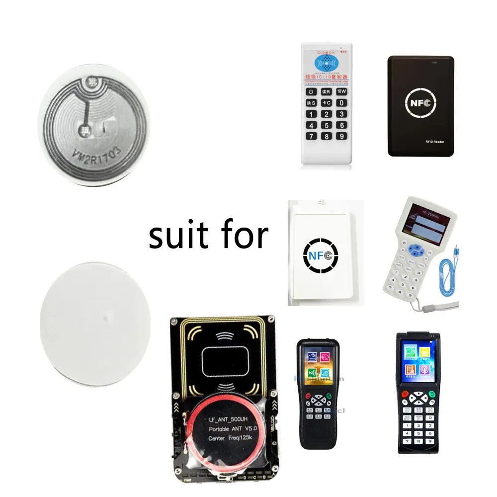 5/10/20Pcs IC CUID Android App MCT Modify 13.56MHz UID Changeable 1K S50 Tags Card Adhesive Sticker Keyfobs Block 0 Writable