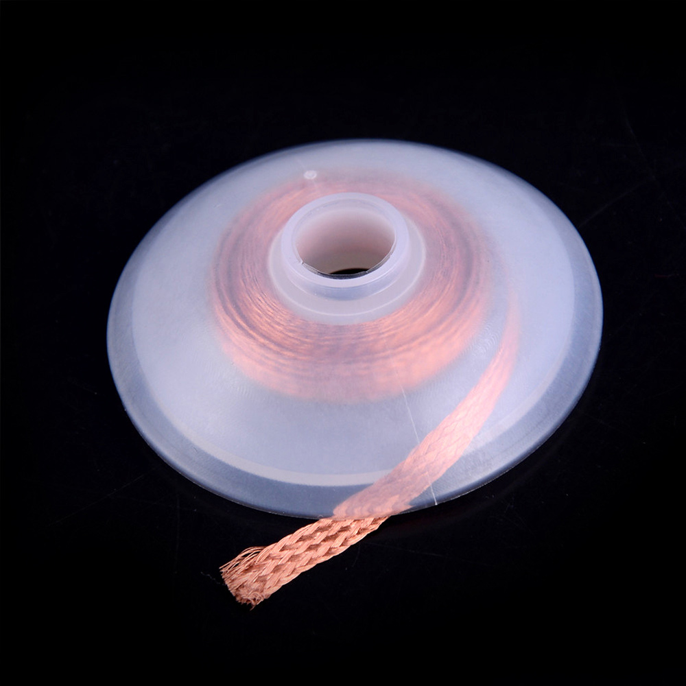 STONEGO 1.5mm 2mm 2.5mm 3mm 3.5mm Larghezza 1.5M Lunghezza Dissaldatura Treccia Saldatura Saldatura Rimozione Stoppino Filo Cavo Flusso di Riparazione