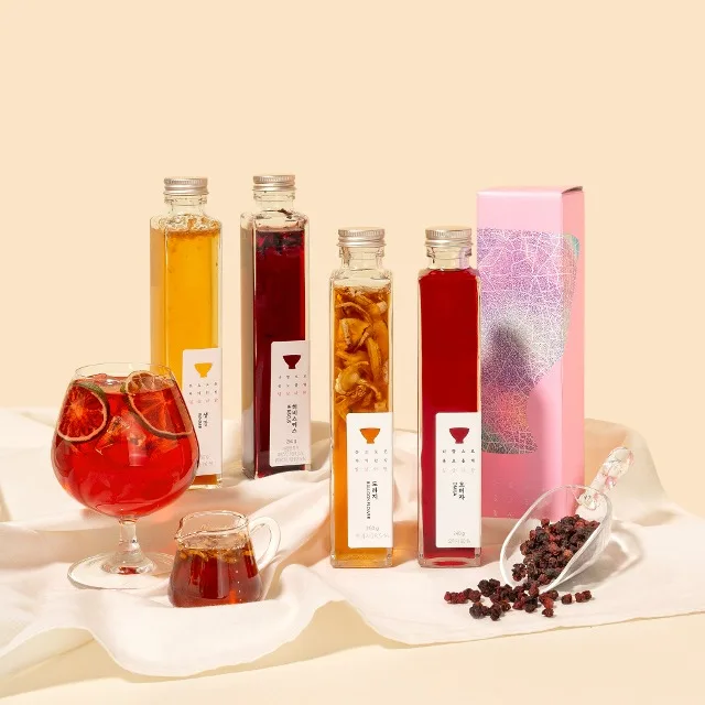 쌍계명차 허니플라워 미니 오미자청 200ml