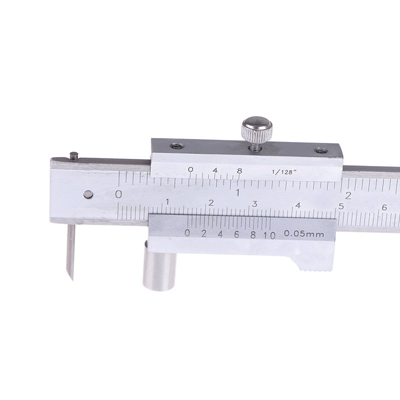 0-200mm marcação vernier caliper scriber medição régua ferramenta de instrumento de medição