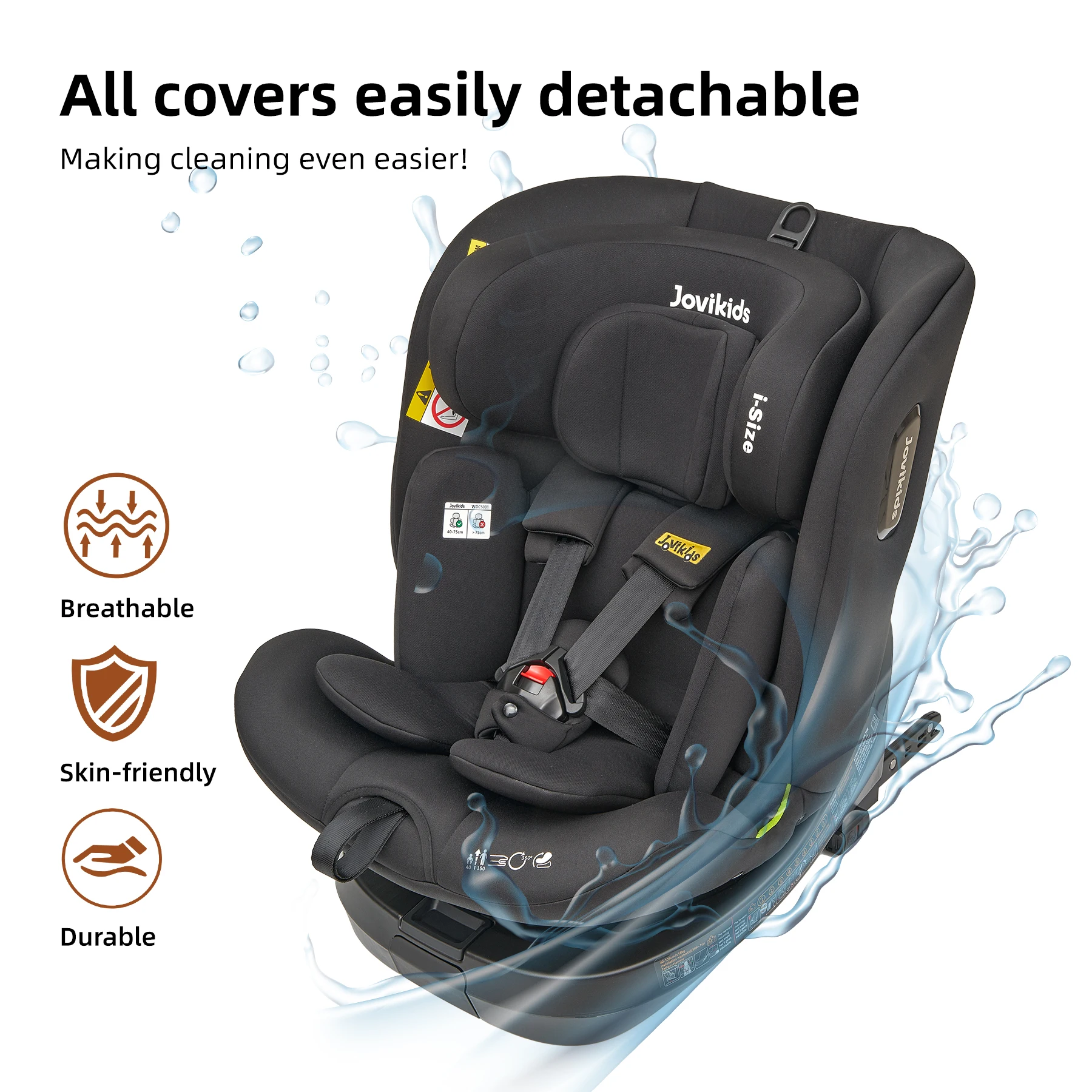 Jovikids Ranger TT 360 °   Siège auto pour nouveau-né pivotant taille i 40-150 cm