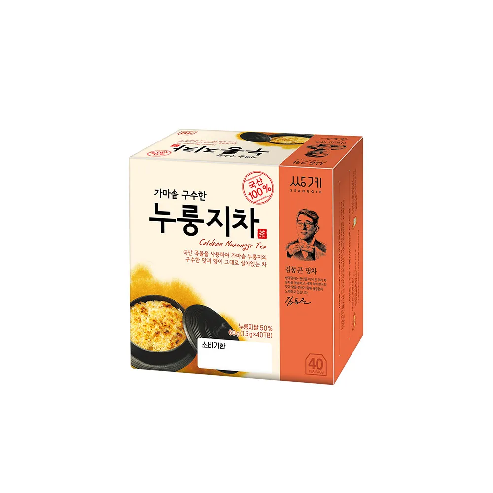 쌍계명차 가마솥 구수한 누룽지차 40티백 x 3개