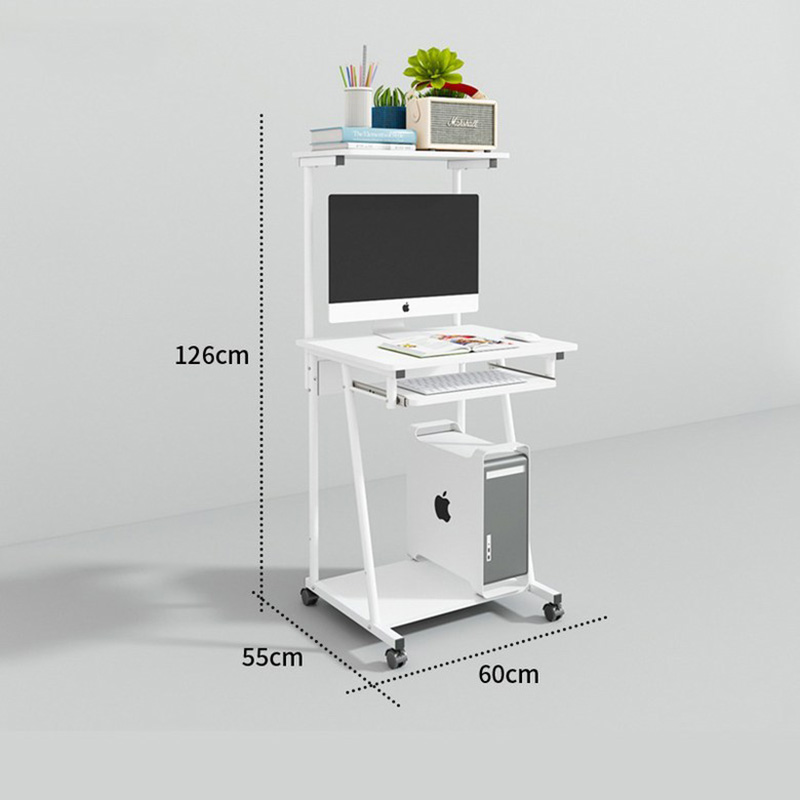 모바일 책상 2단 책상 가정용 책상