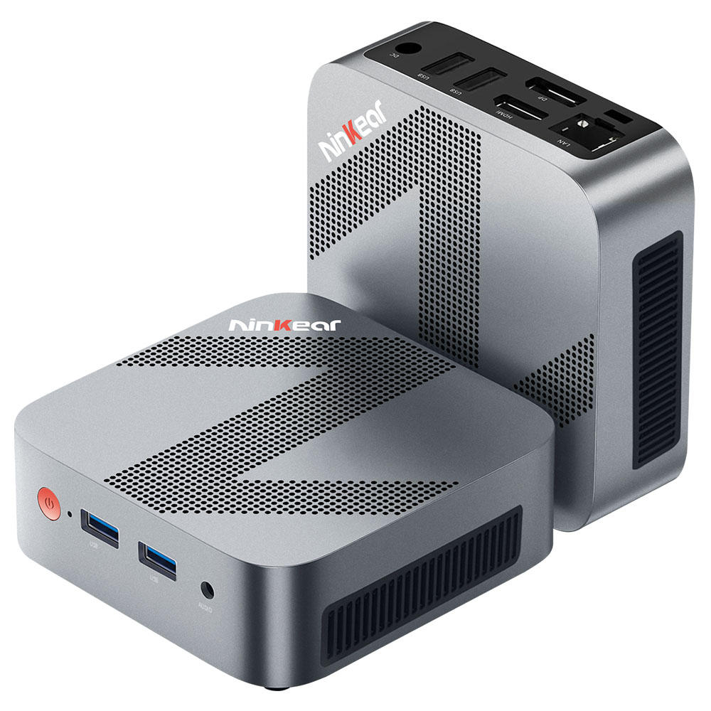 Ninkear MBOX 11 Mini PC Intel N150 fino a 3,6 GHz 16 GB DDR4 512 GB SSD Supporto 2 Schermi 2.4G + 5G WIFI HDMI 3.0*2 Computer Windows 11