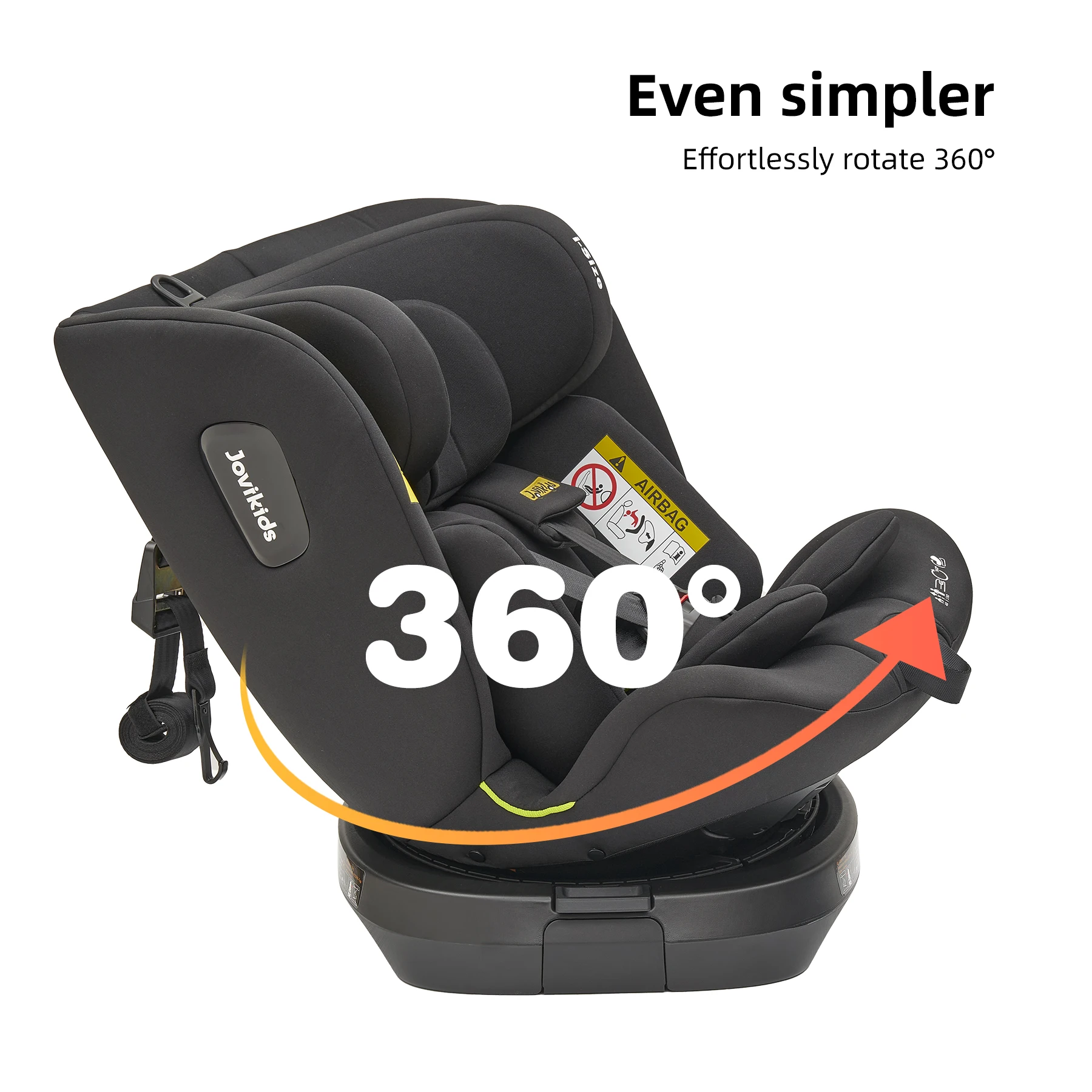 Jovikids Ranger TT 360 °   Siège auto pour nouveau-né pivotant taille i 40-150 cm