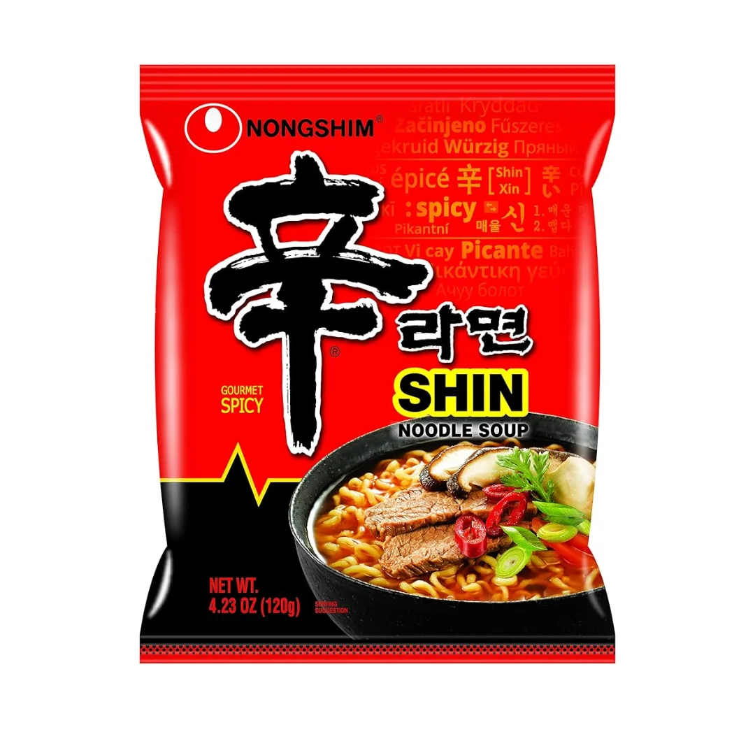 Fideos instantaneos SHIN, 120g