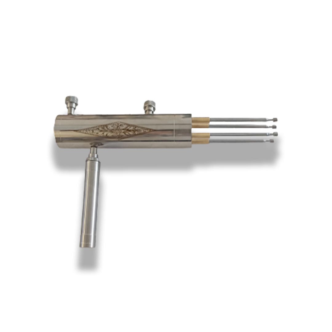 Detector de gemas y cavidades de oro, plata y bronce, escaneo de área, Material cromado inoxidable, 25 metros de profundidad, distancia de 650 metros