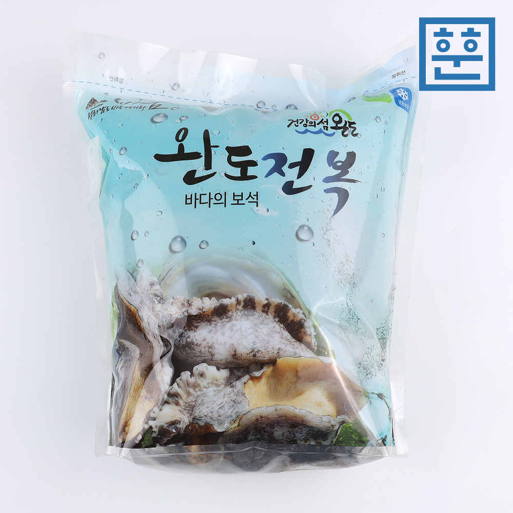 [훈훈수산] 완도산 활전복 1kg 해산물 산소포장 참전복