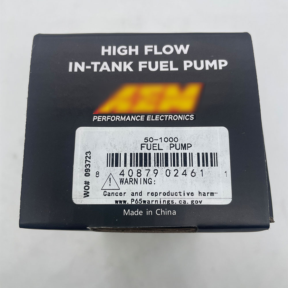 Universal For AEM 50-1000 340LPH High Flow Intank EFI Fuel Pump w/ Strainer & Install Kit For Walbro GSS342 50-1210