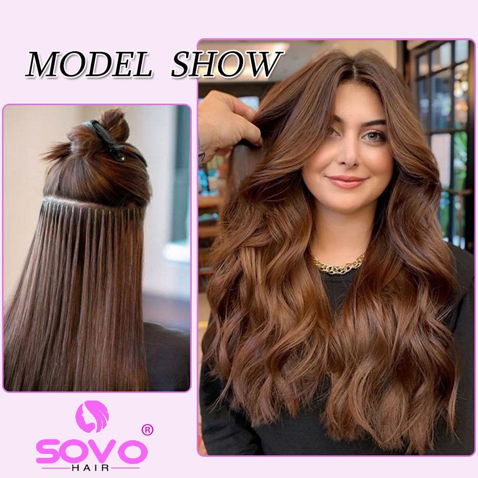 Extensiones de cabello con punta en V prepegado, extensiones de cabello humano con queratina, 12-26 pulgadas, 100 hebras, 100% cabello Remy Real, liso y sedoso