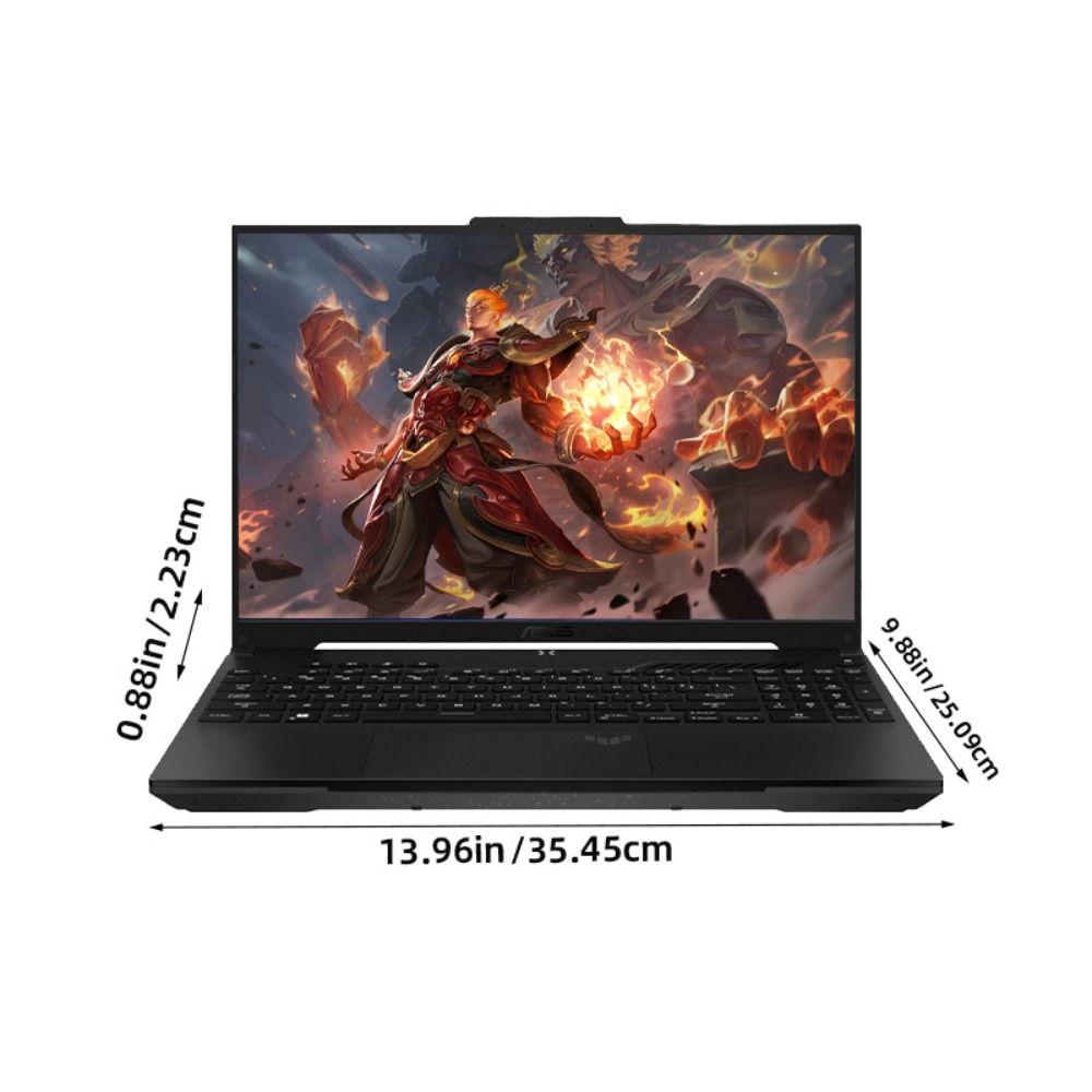 ASUS TUF A16 16" Gaming Laptop,AMD Ryzen 7-7735HS,64GB RAM,4TB SSD,AMD Radeon RX 7700S,Windows 11 Pro,Black