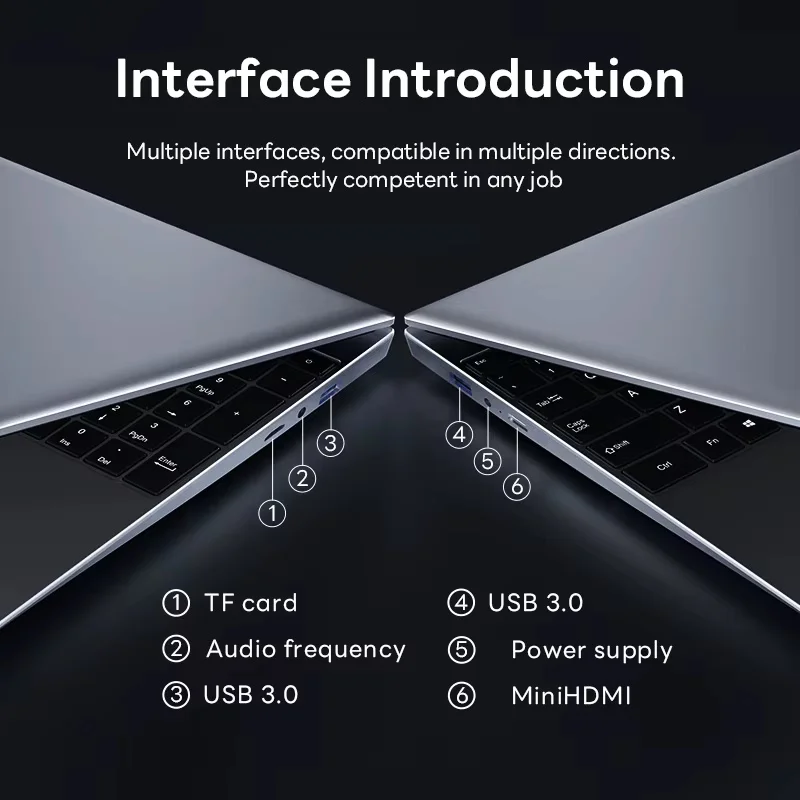 Computer portatile da 14.1 "Intel Core i9 8950HK 16GB DDR4 1/2TB SSD Notebook Windows 11 Pro Office Gaming Laptop PC Gamer