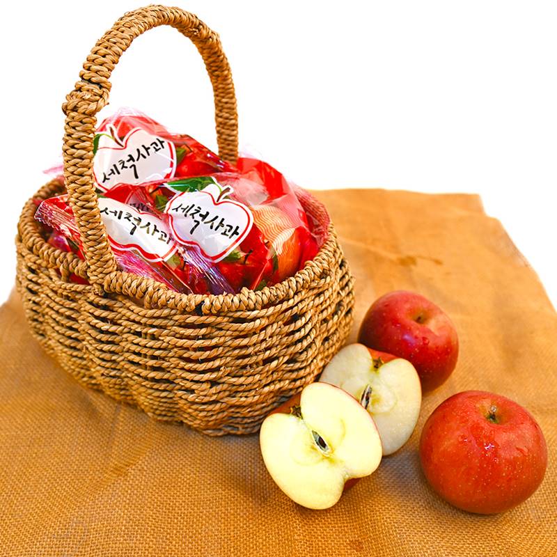 세척사과(가정용) 2kg 4kg 개별포장 아삭아삭 새콤달콤 경북 사과