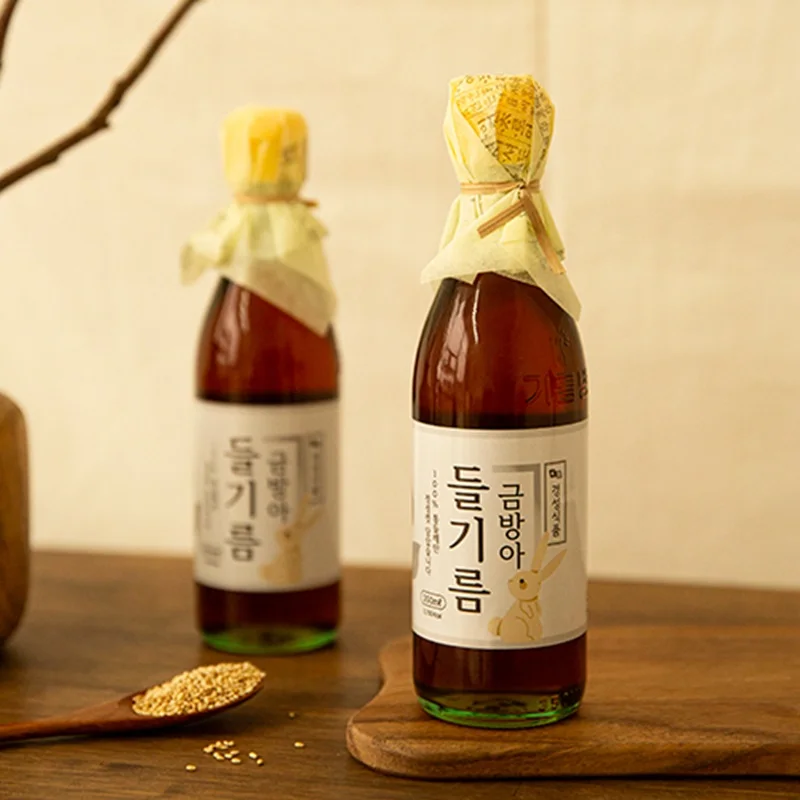 고소한 참기름 350ml 들기름 350ml