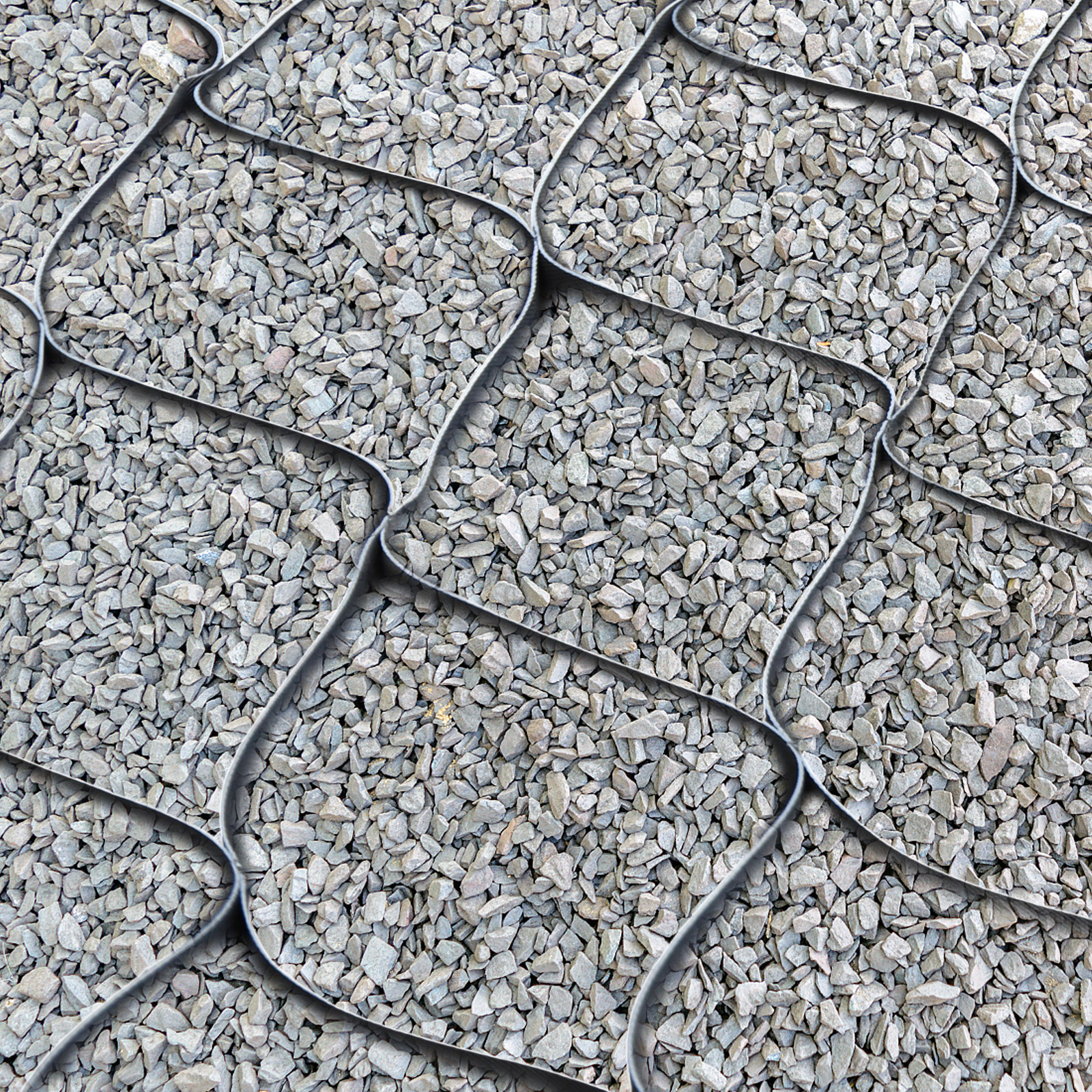 2" Thick Geo Grid Ground Grid Polyethylene 160 sq ft, Strength, for Landscaping, Patios, Walkways for Driveways, Roads, Parking