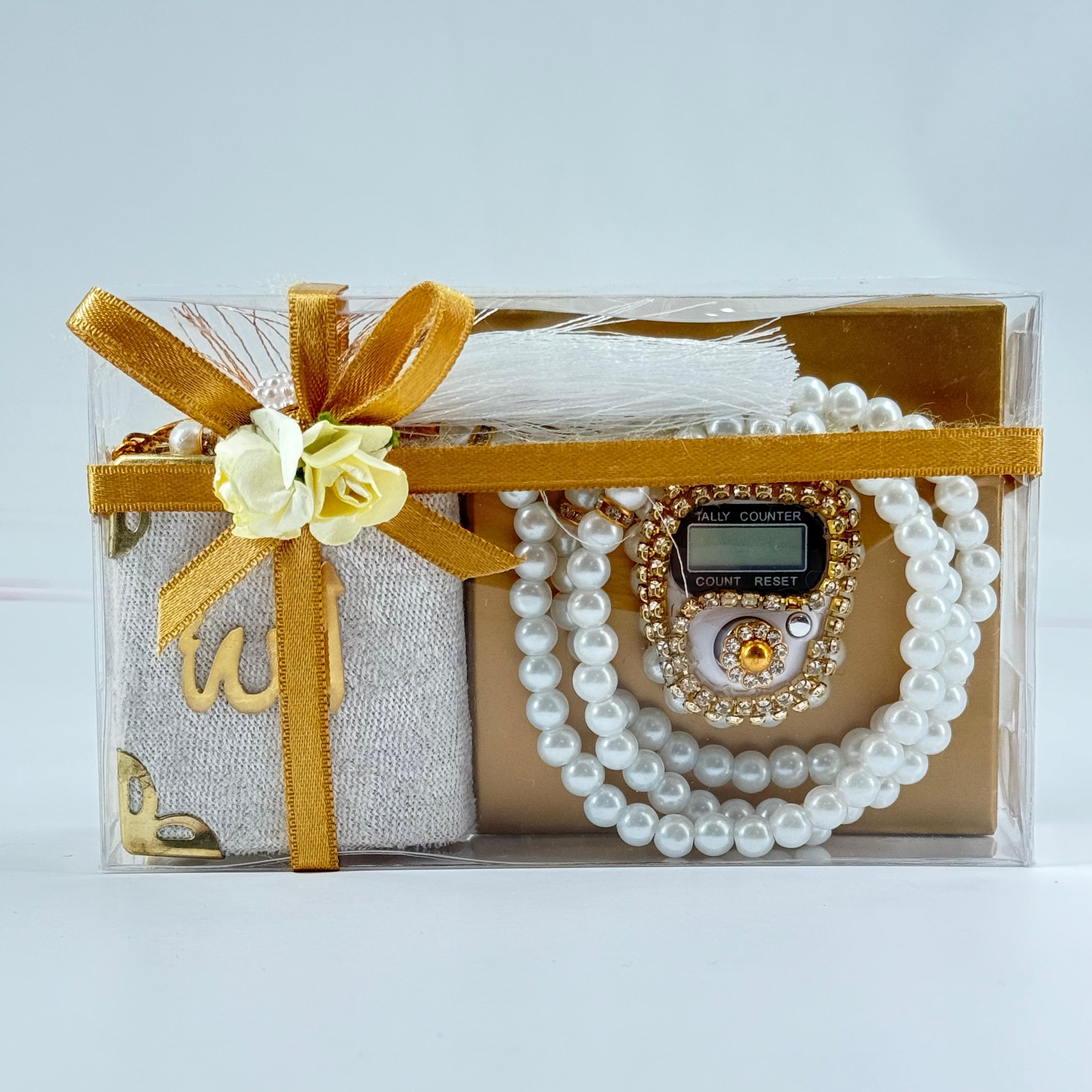 Zikirmatic Tasbeeh мини бархатный женский набор цифровой тасбихи счетчик наборы для мусульманской свадьбы ИД подарки Рамадан