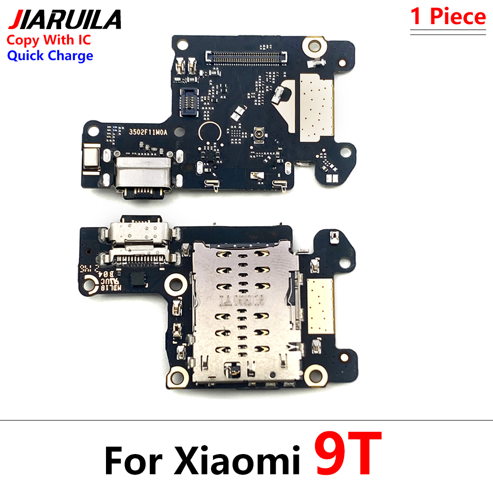 Nuevo para Xiaomi 10T 9T 10 11T Pro 12T 10 Lite USB con puerto de carga Micro Cable flexible con placa de micrófono IC