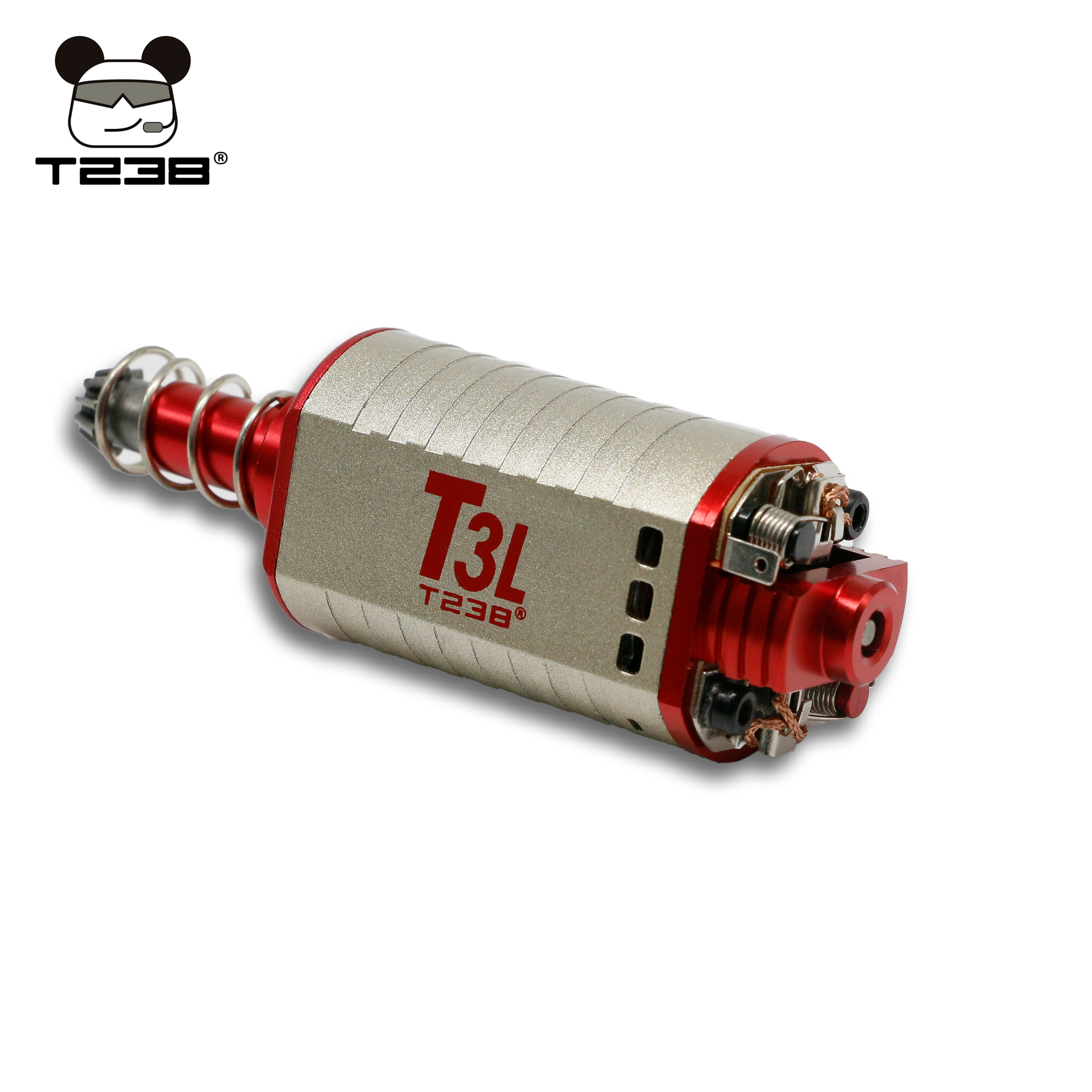 T238 Cao Cấp Cao Động Cơ Mô-men Xoắn N35 20/18TPA Hiệu Suất Nhiệt Cao Động Cơ Dài/Ngắn Axel động Cơ 480 Cho Airsoft V2 V3 Hộp Số