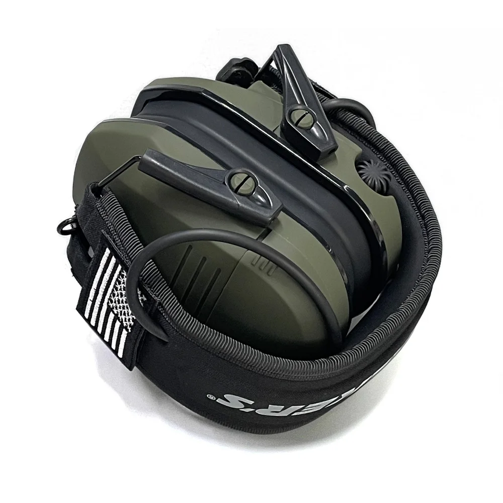 NEW Outdoor Tactical Electronic Shooting Earmuff with Case Gun Range Anti-noise Headset Sound Amplification Hearing protector