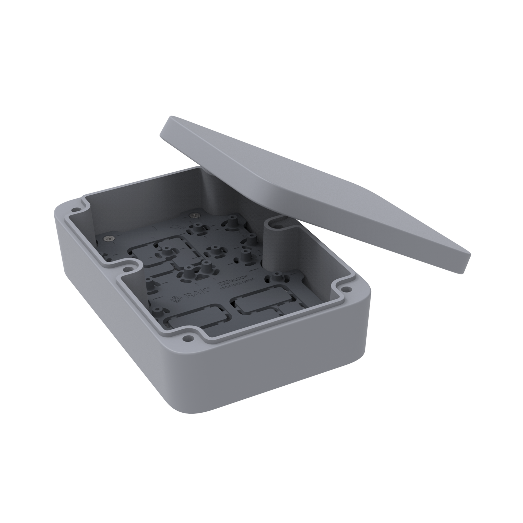 Unify ตู้ IP67 150x100x45 มม. พร้อมขั้วต่อ M8 5 พินที่ติดตั้งไว้ล่วงหน้าและเสาอากาศ RP-SMA