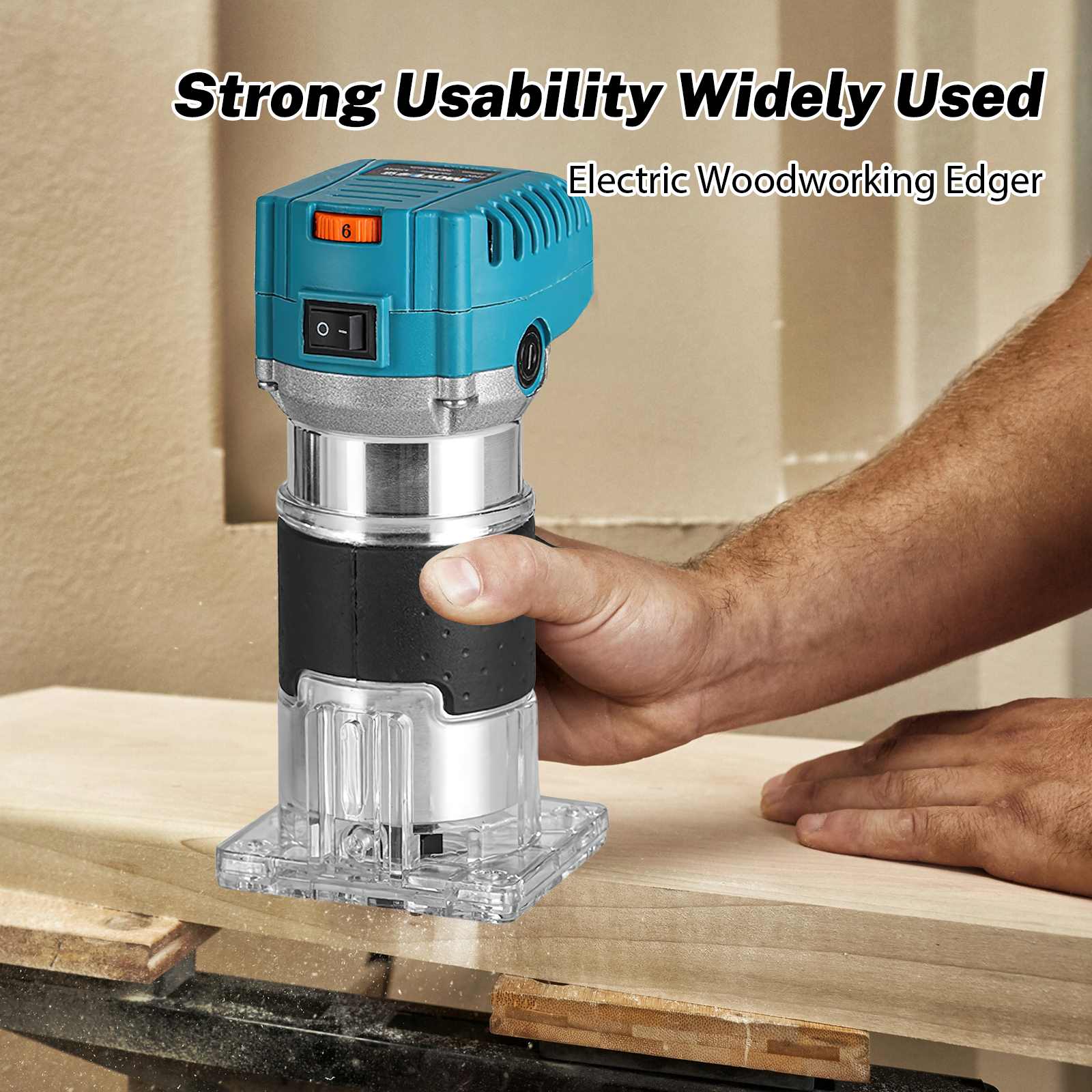 2000 W 6,3 MMElectric Trimmer Holz Fräsen Trimmen Gravur Schlitzen Maschine Holzbearbeitung Router Power Tool mit Fräser