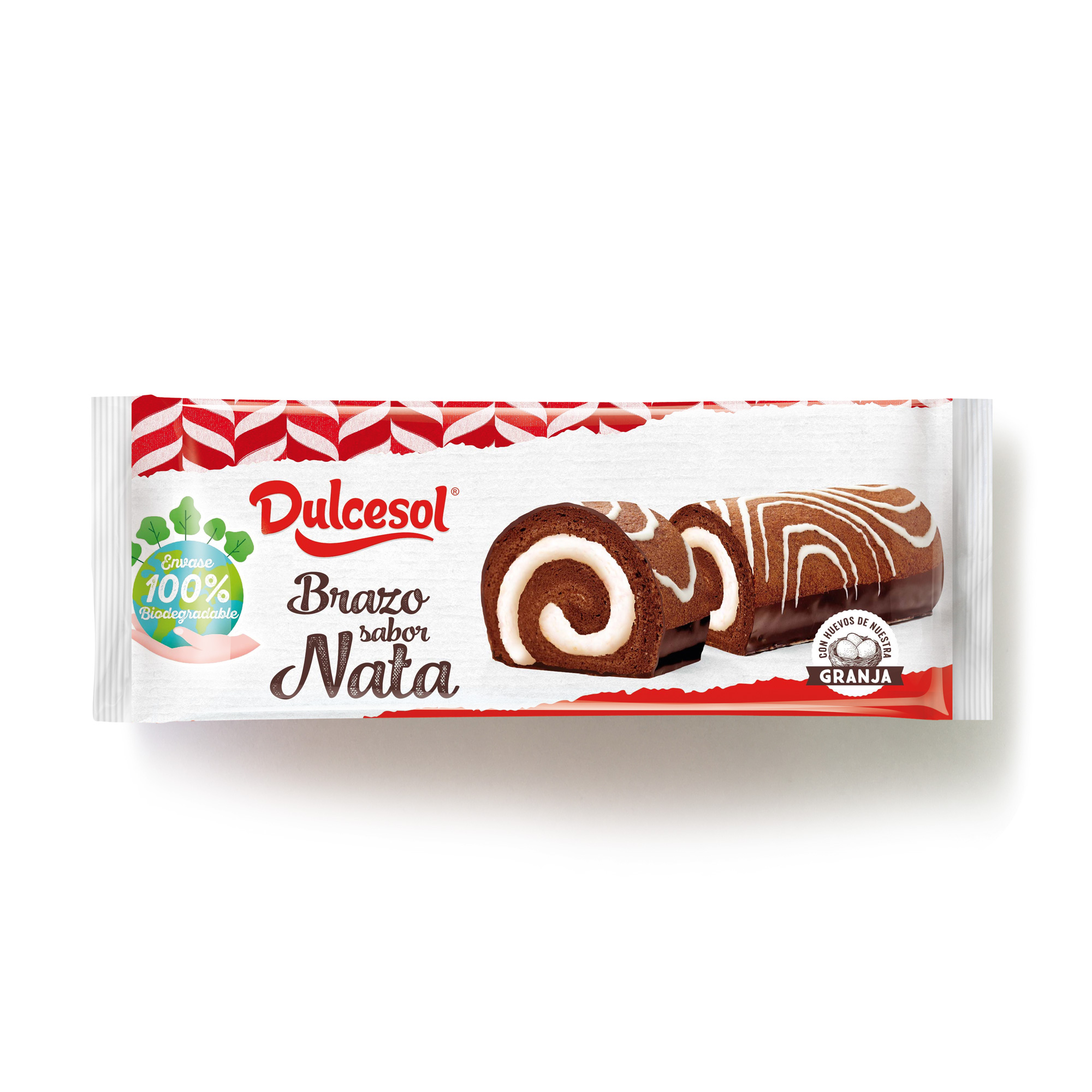Dulcesol pastelaria e produtos de pastelaria-braços de chocolate, açúcar, creme, trufa... Caixa com 5 unidades individualmente envolvido 250gr