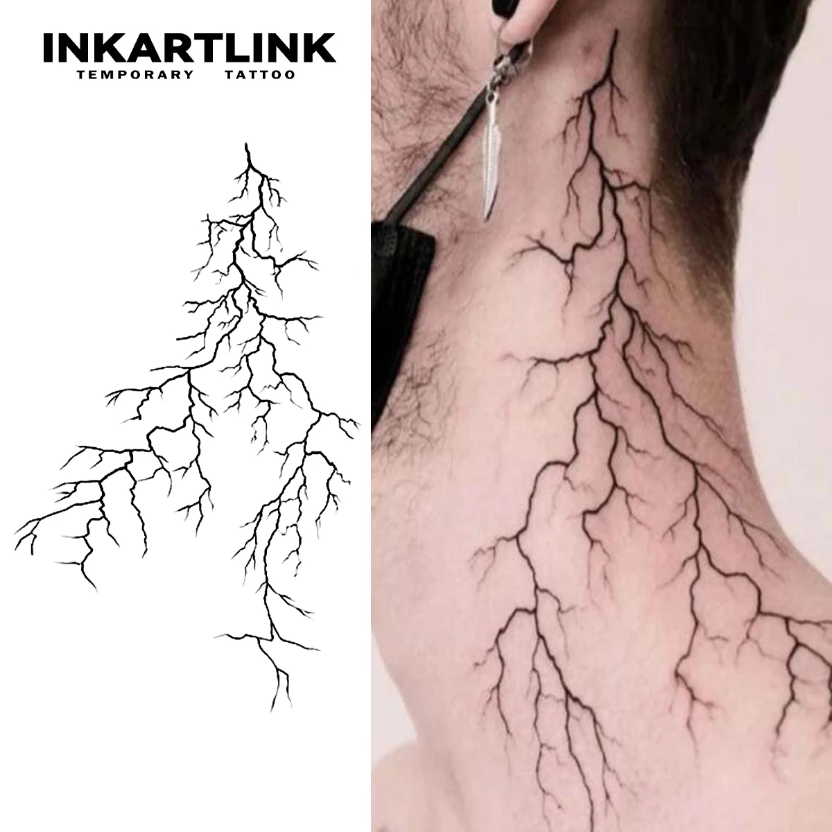 Kontext temporäres Tattoo, hält bis 15 Tage lang, neue Technologie, magischer, wasserfester, semi-permanenter Aufkleber.