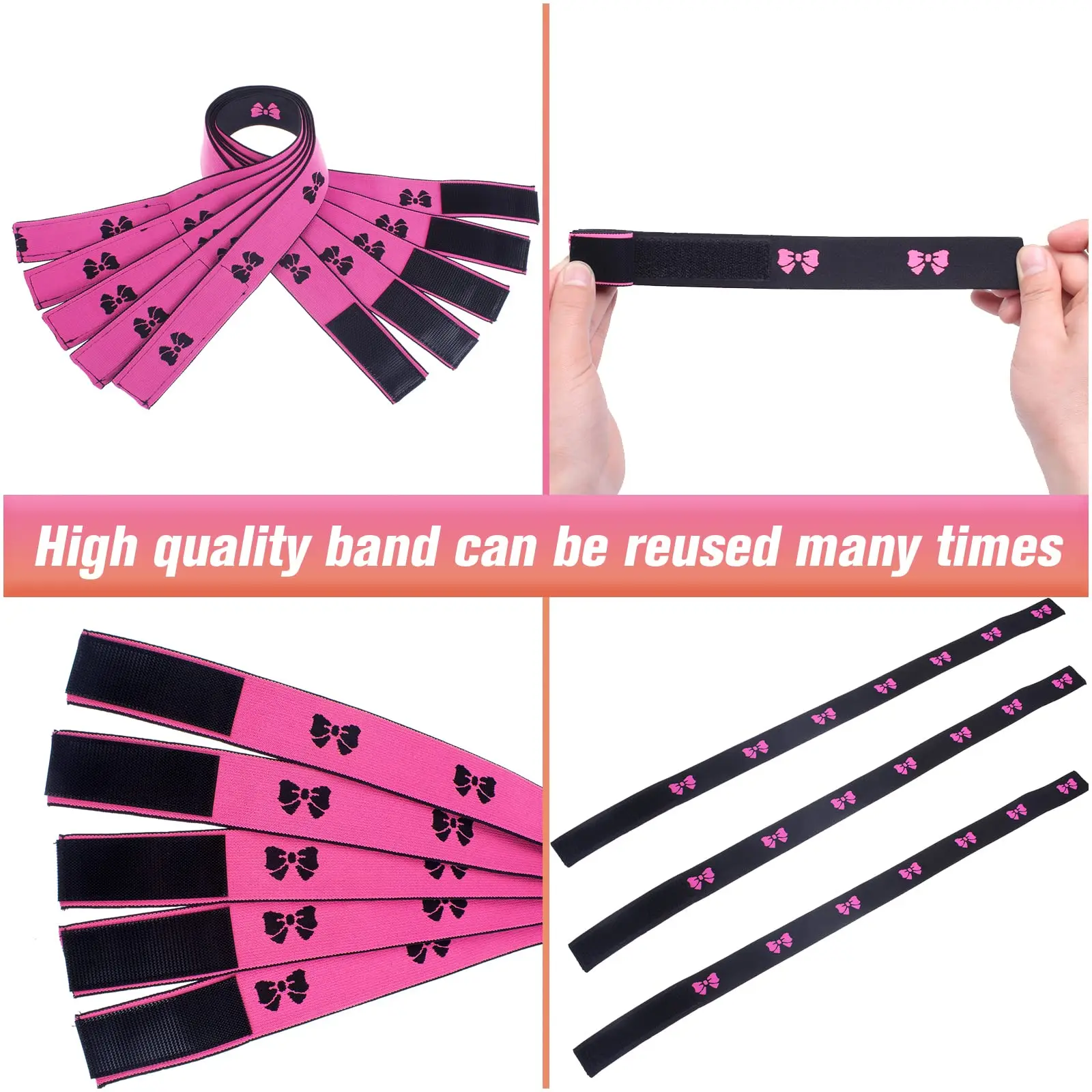 Banda elástica para bordes de peluca, banda para peluca envolvente, banda de fusión de encaje para hacer bordes, borde de pelo de bebé, bandas ajustables para derretir peluca