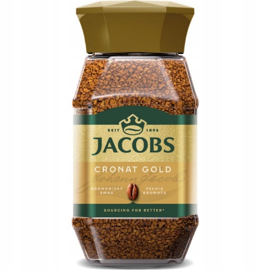 Jacobs Cronat Gold Kawa rozpuszczalna 200 g x 6 sztuk